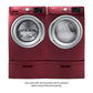 Samsung DVG45N5300F 7.5 Cu. Ft. Gas Dryer With Steam In Merlot