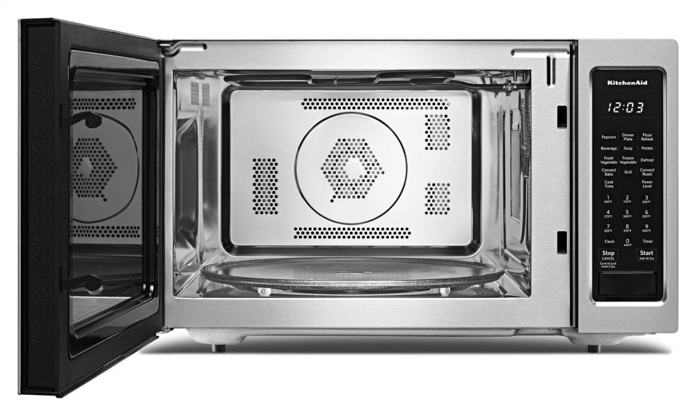 Kitchenaid KMCC5015GSS 21 3/4" Countertop Convection Microwave Oven - 1000 Watt - Stainless Steel