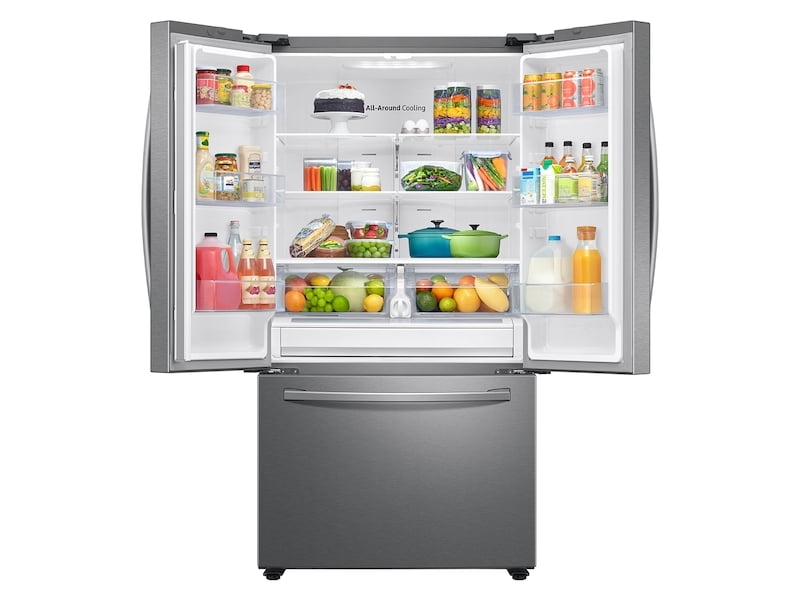 Samsung RF28T5F01SR 28 Cu. Ft. 3-Door French Door Refrigerator With Family Hub™ In Stainless Steel