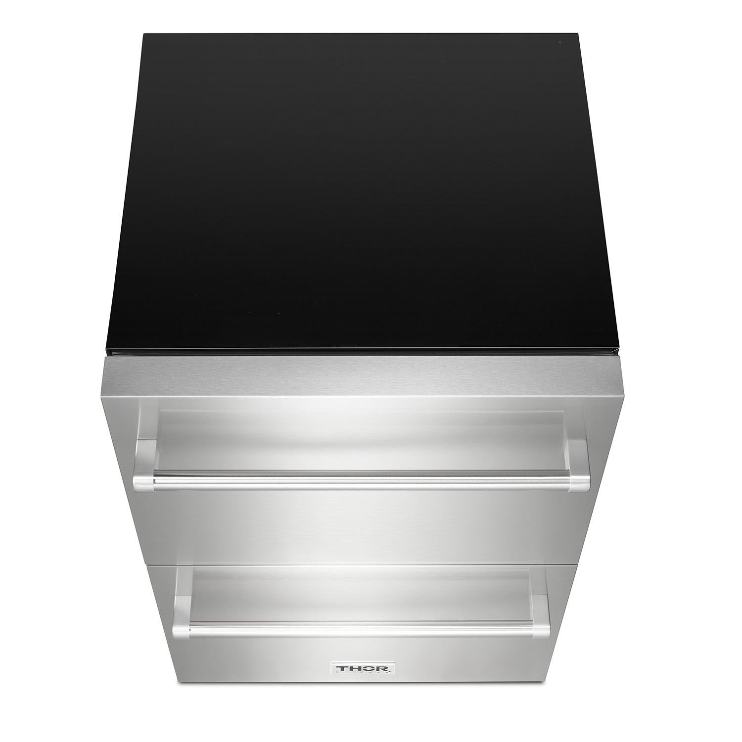 Thor Kitchen TRF24U 24 Inch Indoor Outdoor Refrigerator Drawer In Stainless Steel