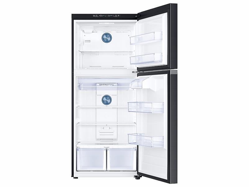 Samsung RT21M6213SG 21 Cu. Ft. Top Freezer Refrigerator With Flexzone™ In Black Stainless Steel