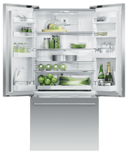 Fisher & Paykel RF170ADJX4 Freestanding French Door Refrigerator Freezer, 32