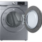 Samsung DVE45R6100P 7.5 Cu. Ft. Electric Dryer With Steam Sanitize+ In Platinum