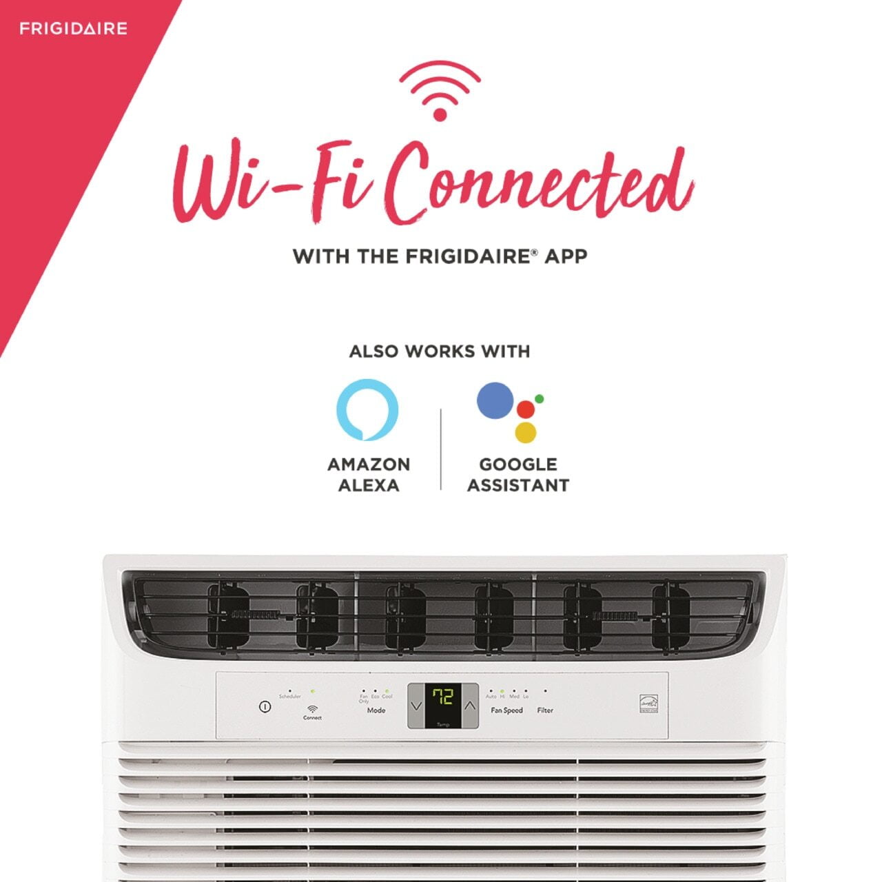 Frigidaire FHWW083WBE Frigidaire 8,000 Btu Connected Window-Mounted Room Air Conditioner