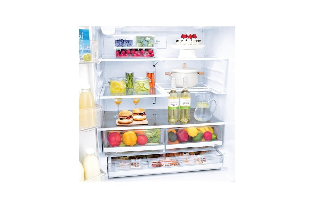 Lg LFXS28968S 28 Cu.Ft. Smart Wi-Fi Enabled French Door Refrigerator