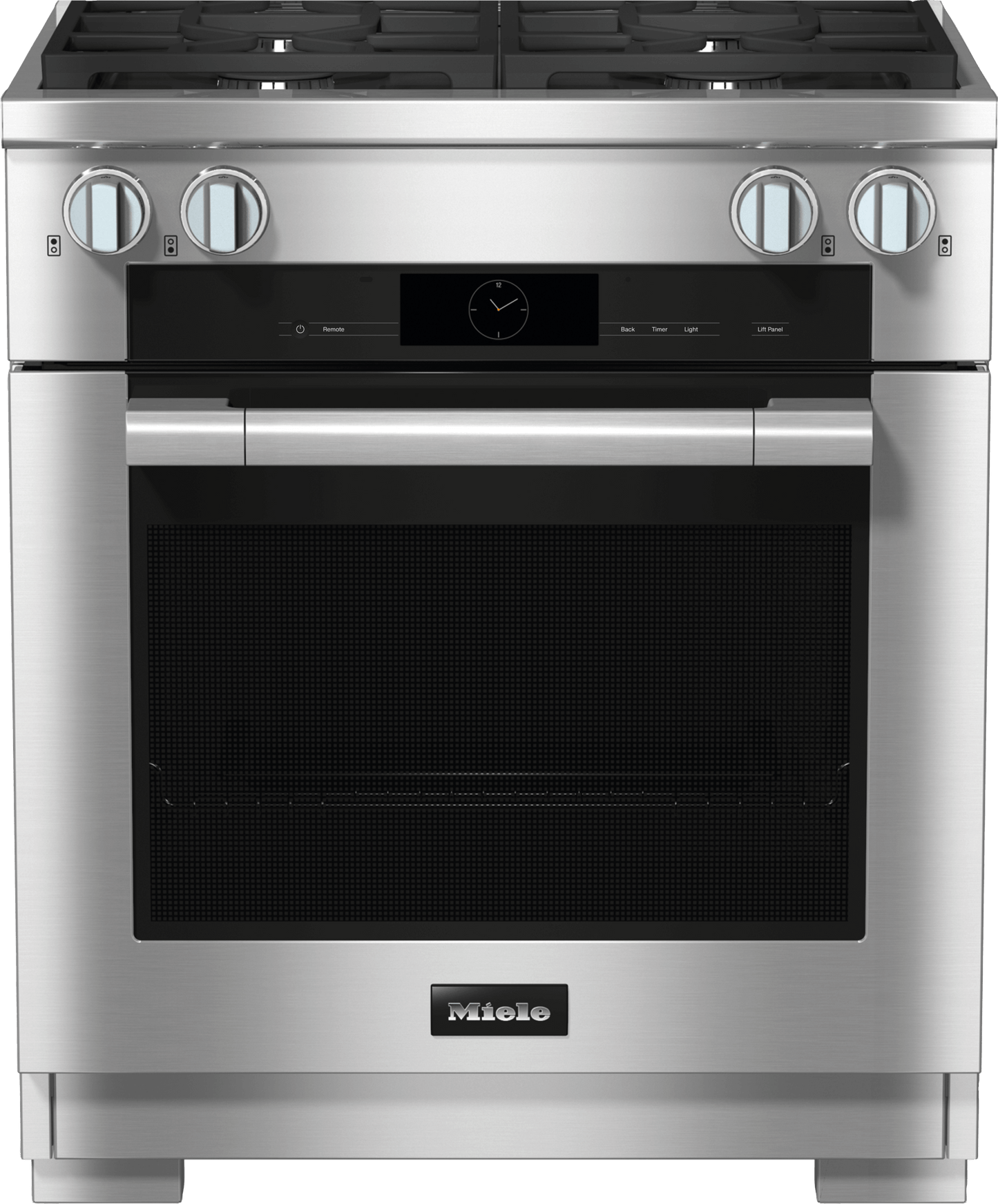 Miele HR19243LPDFCLEANTOUCHSTEEL Hr 1924-3 Lp Df - 30 Inch Range Dual Fuel Model With M Touch.