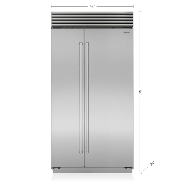 Sub-Zero CL4250SIDST 42" Classic Side-By-Side Refrigerator/Freezer With Internal Dispenser