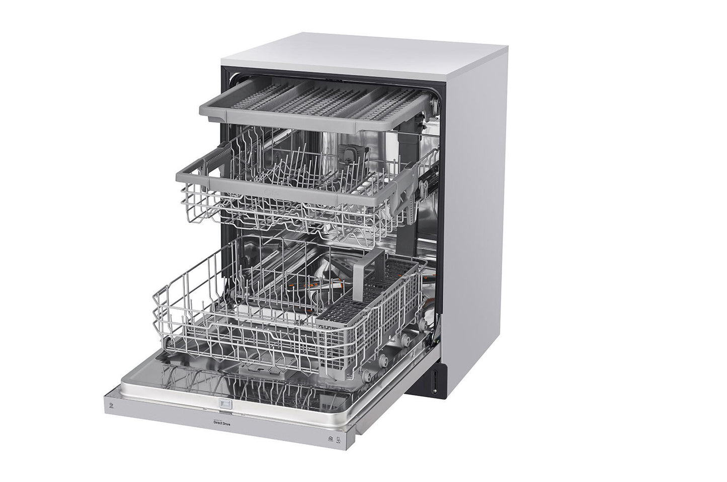 Lg LDFN4542S Front Control Dishwasher With Quadwash™