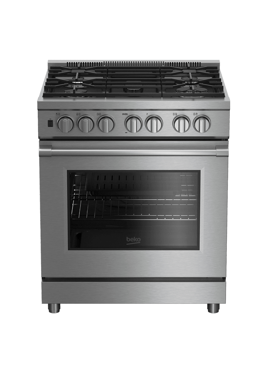 Beko PRGR34550SS 30" Stainless Steel Pro-Style Gas Range
