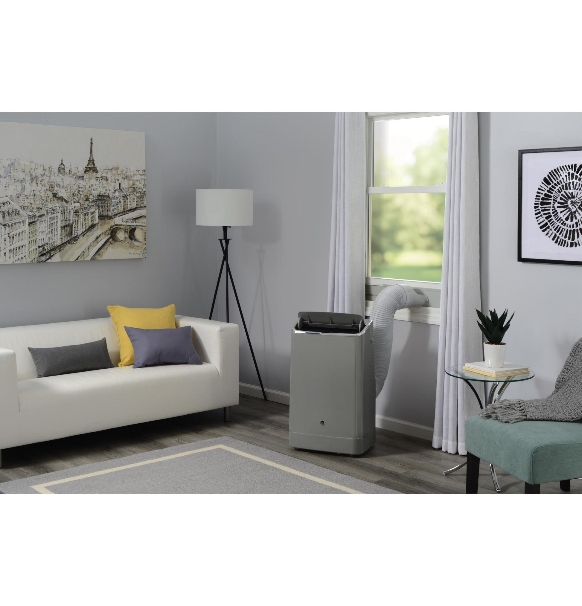 Ge Appliances APCD10JASG Ge® 10,500 Btu Portable Air Conditioner With Dehumidifier And Remote, Grey