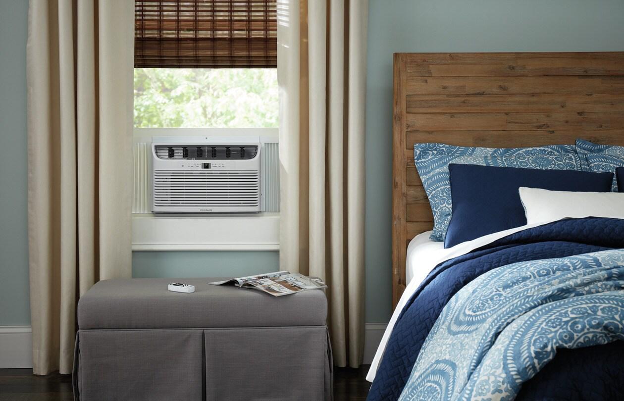 Frigidaire FHWH112WA1 Frigidaire 11,000 Btu Window Air Conditioner With Supplemental Heat And Slide Out Chassis