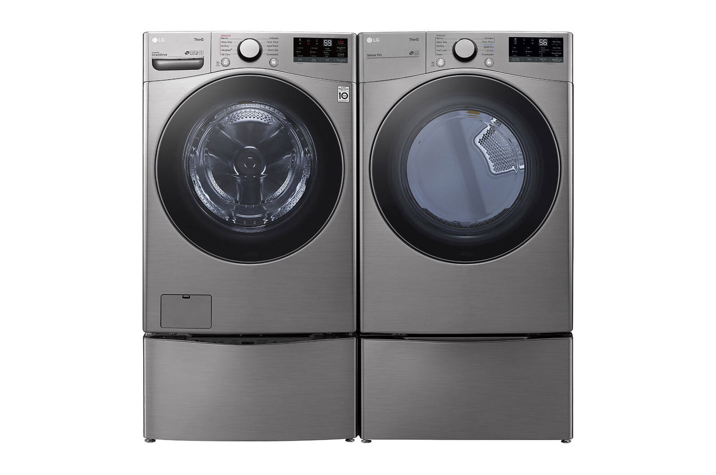 Lg WM3600HVA 4.5 Cu. Ft. Ultra Large Capacity Smart Wi-Fi Enabled Front Load Washer With Built-In Intelligence & Steam Technology