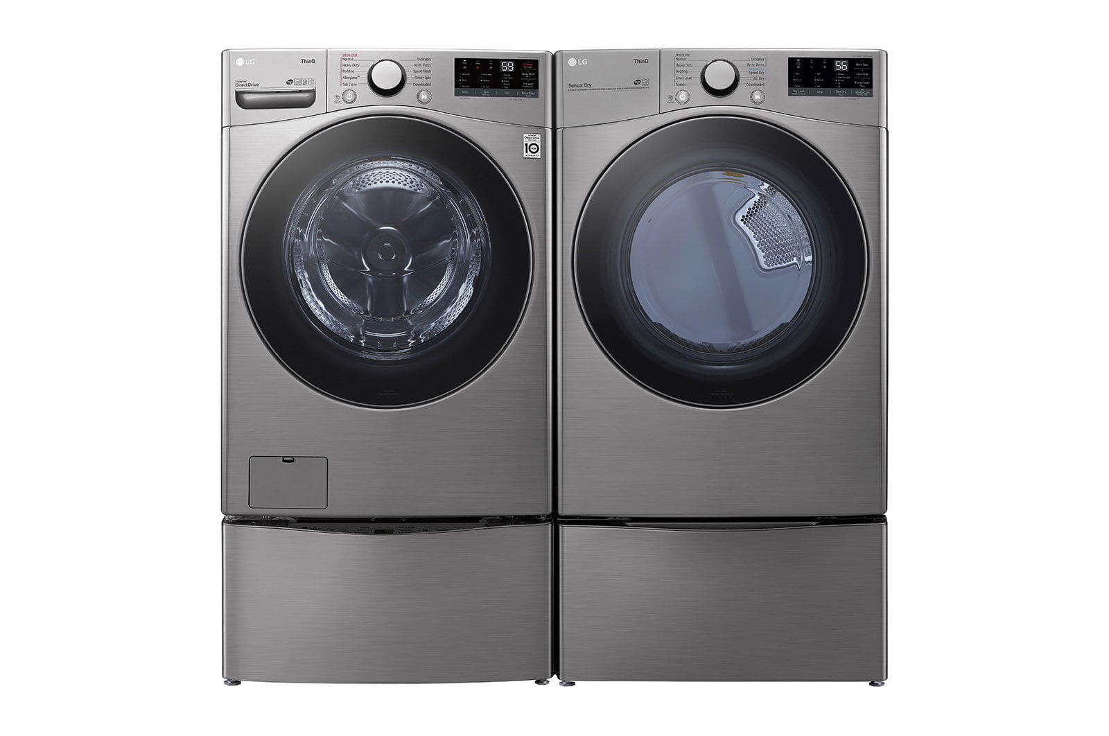 Lg WM3600HVA 4.5 Cu. Ft. Ultra Large Capacity Smart Wi-Fi Enabled Front Load Washer With Built-In Intelligence & Steam Technology