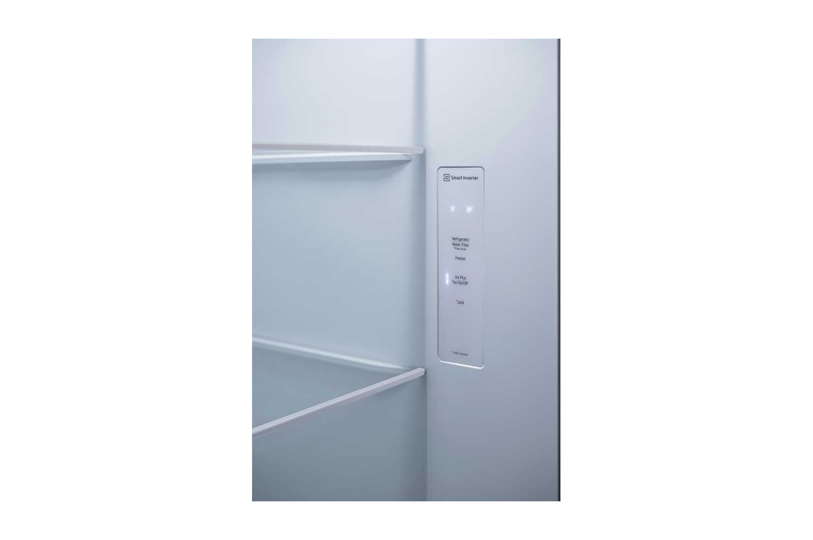 Lg LRSXS2706B 27 Cu. Ft. Side-By-Side Refrigerator With Smooth Touch Ice Dispenser