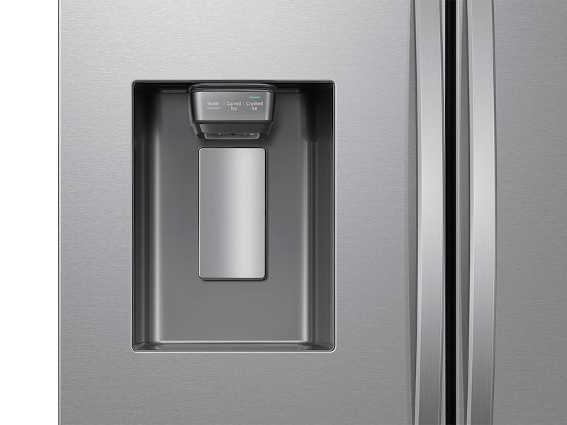Samsung RF27CG5900SR 25 Cu. Ft. Mega Capacity Counter Depth 3-Door French Door Refrigerator With Family Hub™ In Stainless Steel