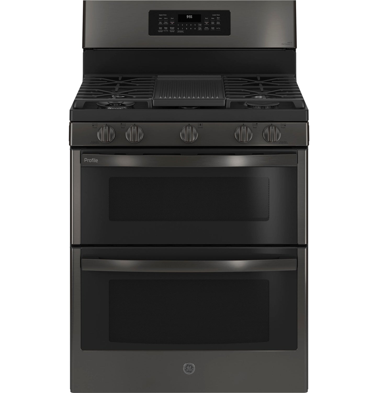 Ge Appliances PGB965BPTS Ge Profile&#8482; 30" Free-Standing Gas Double Oven Convection Range With No Preheat Air Fry