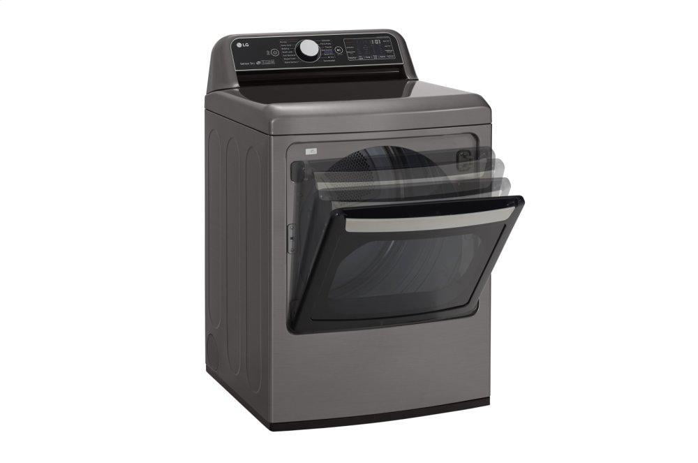 Lg DLEX7800VE 7.3 Cu.Ft. Smart Wi-Fi Enabled Electric Dryer With Turbosteam&#8482;