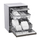 Lg LDFN4542D Front Control Dishwasher With Quadwash™ And 3Rd Rack