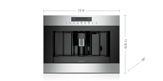 Wolf EC24S 24" Coffee System - Stainless Steel