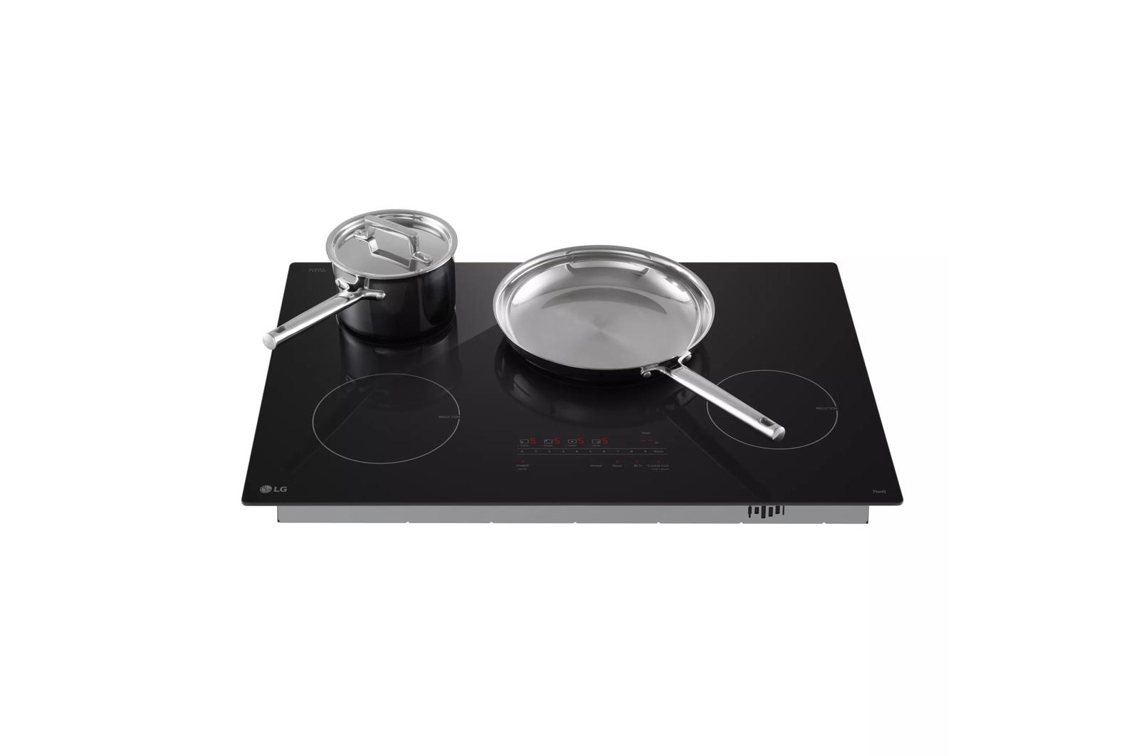 Lg CBIH3013BE 30" Smart Induction Cooktop With Ultraheat™ 4.3Kw Element