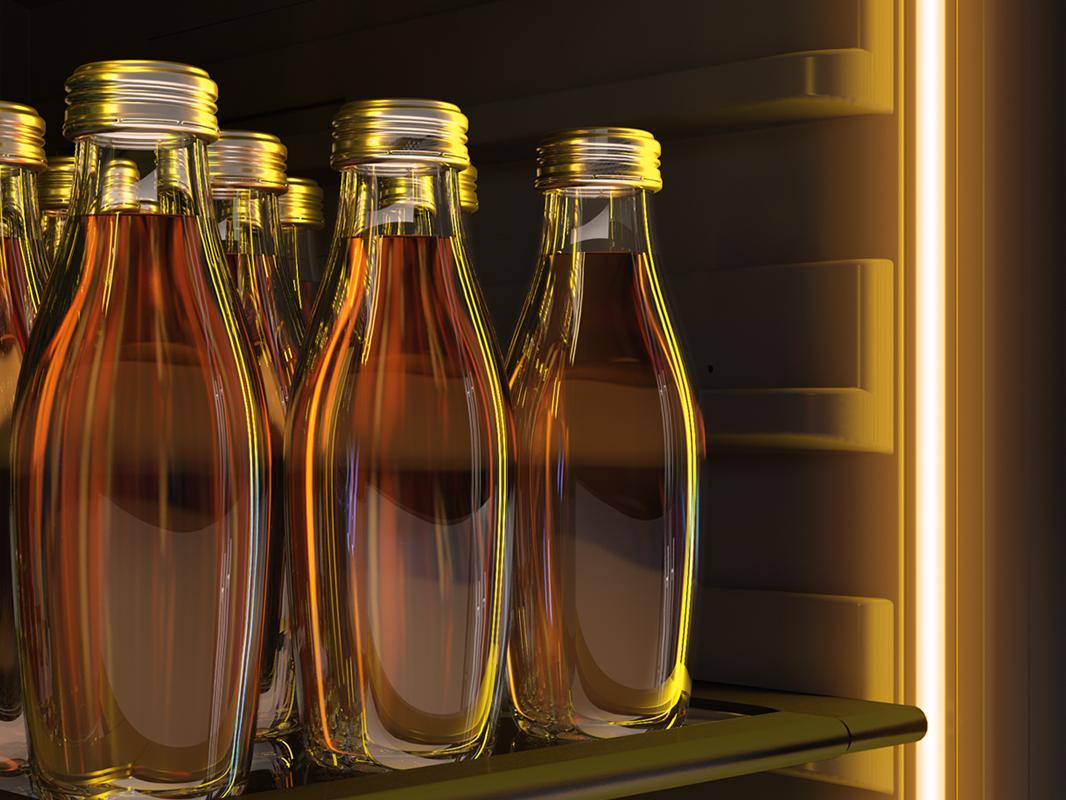 Zephyr PRB24C01CBSG 24" Black Stainless Single Zone Beverage Cooler