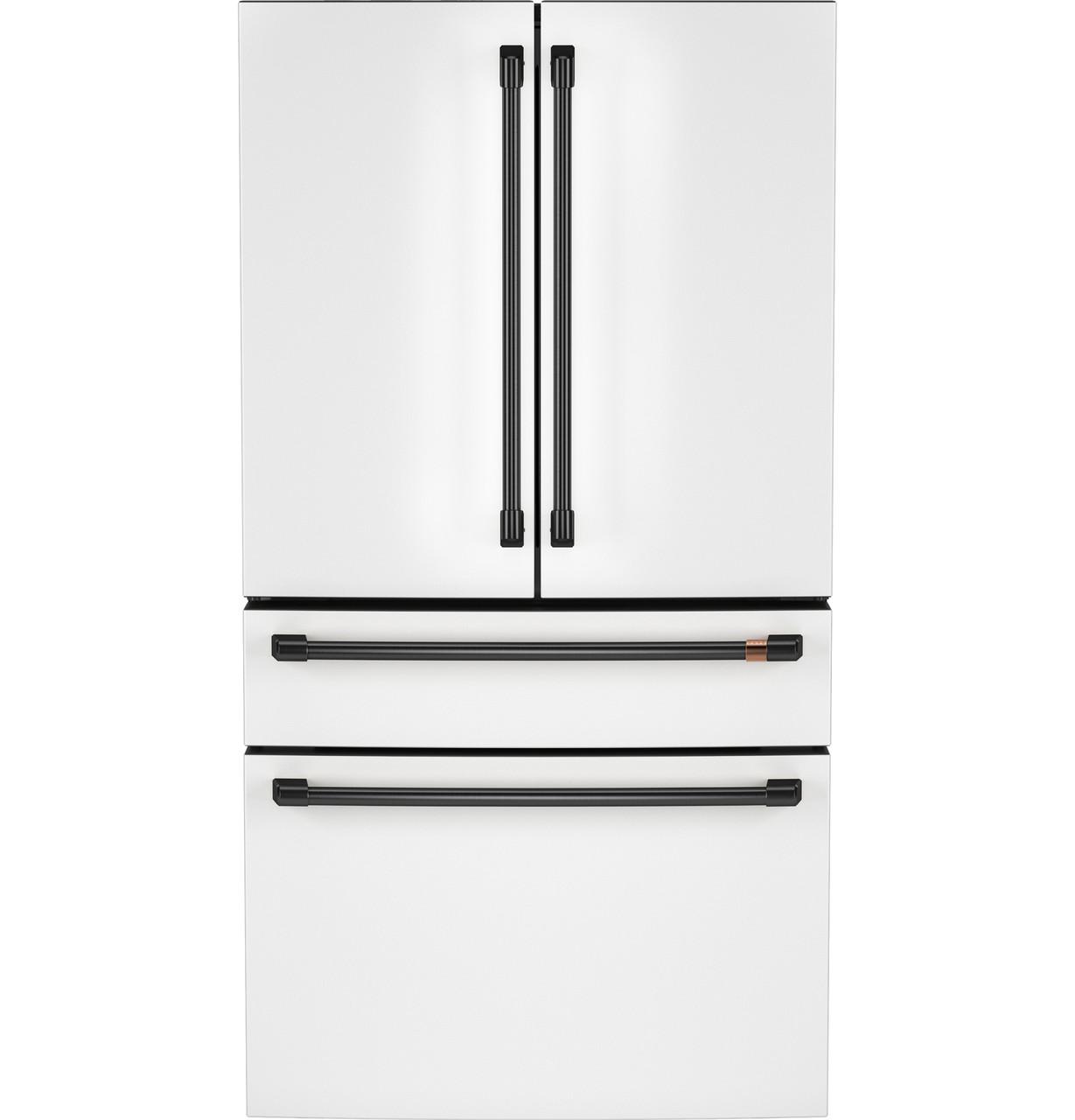 Cafe CGE29DP4TW2 Café&#8482; Energy Star® 28.7 Cu. Ft. Smart 4-Door French-Door Refrigerator With Dual-Dispense Autofill Pitcher