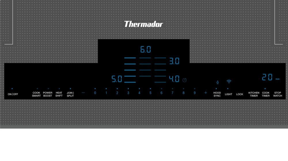 Thermador CIT367XM 36-Inch Masterpiece® Liberty® Induction Cooktop, Silver Mirrored, Frameless