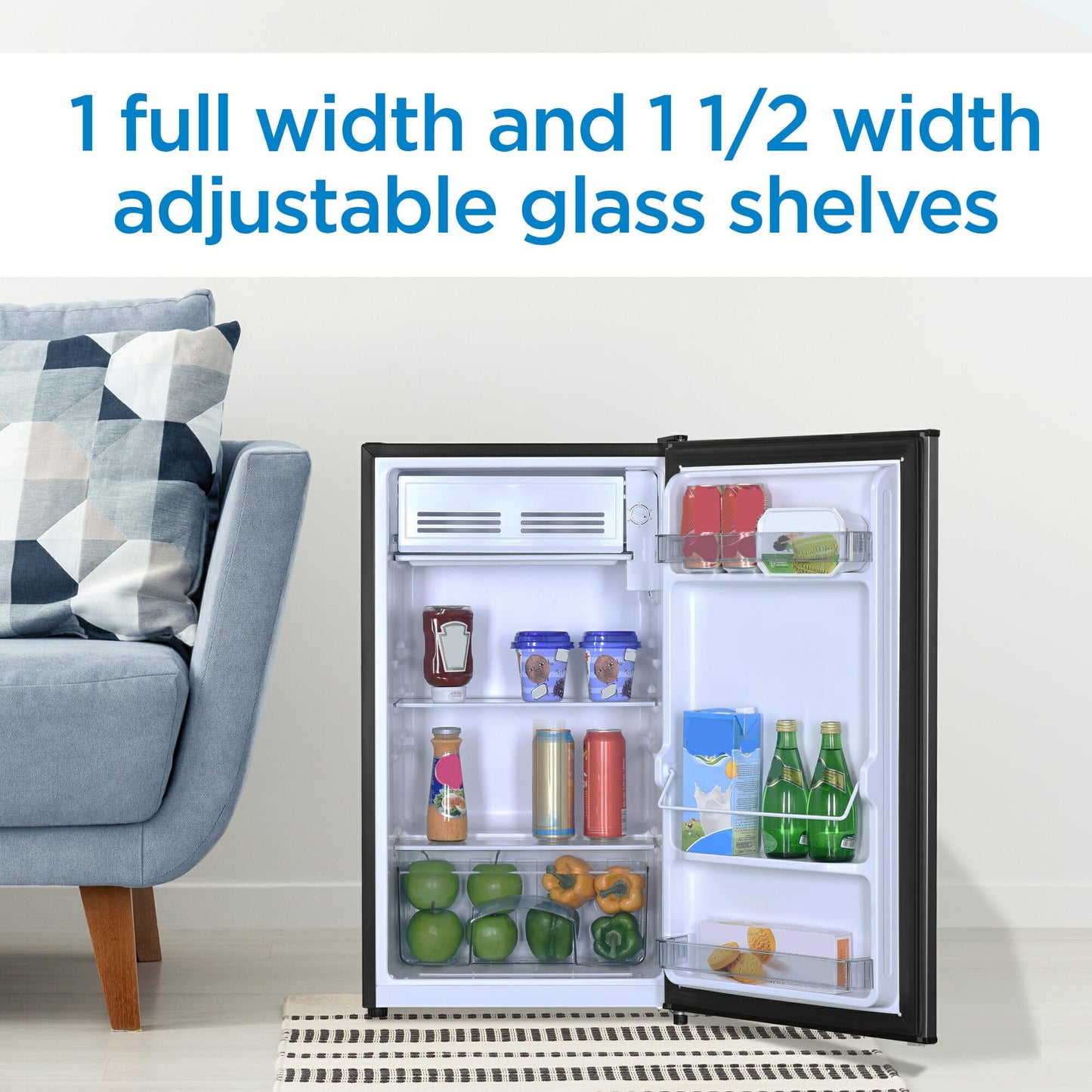 Danby DCR033B2SLM Danby Diplomat Stainless Steel Look 3.3 Cu Ft Compact Refrigerator