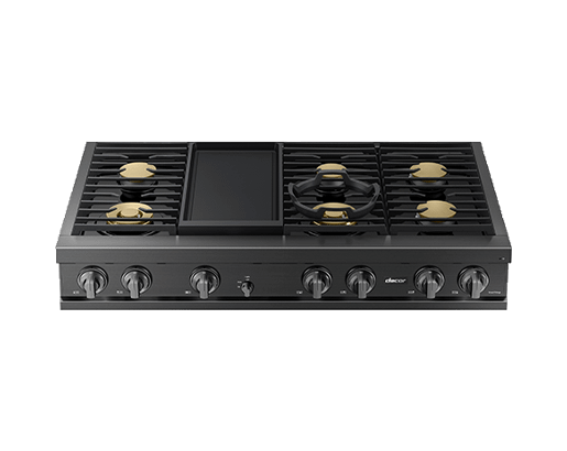 Dacor DTT48T963GM 48" Rangetop, Graphite Stainless, Natural Gas/Liquid Propane