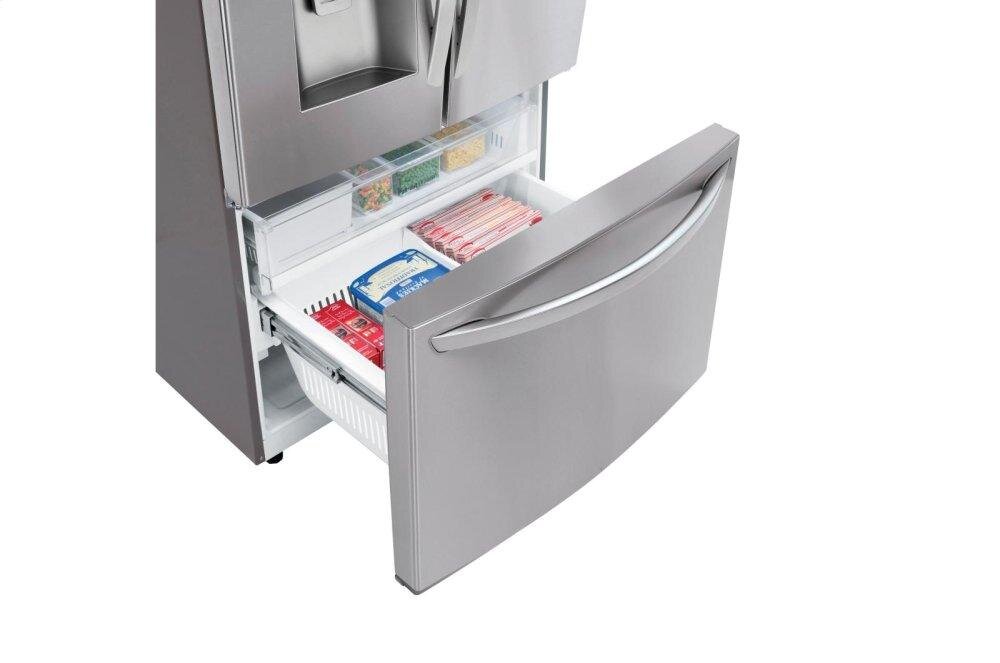 Lg LFXC22526S 22 Cu. Ft. Smart Wi-Fi Enabled French Door Counter-Depth Refrigerator