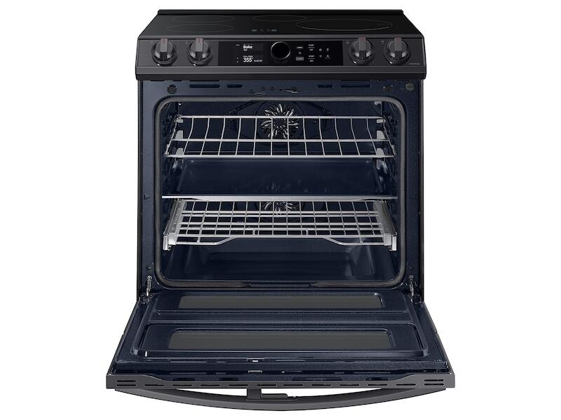 Samsung NE63T8951SG 6.3 Cu. Ft. Smart Slide-In Induction Range With Flex Duo™, Smart Dial & Air Fry In Black Stainless Steel