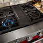 Kitchenaid KFGC500JPA Kitchenaid® 30'' Smart Commercial-Style Gas Range With 4 Burners - Passion Red