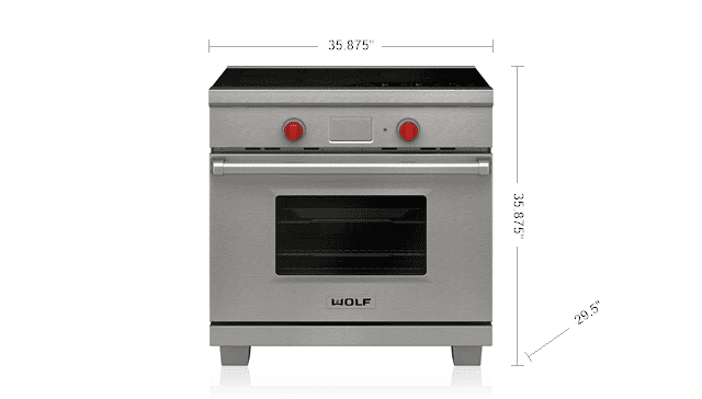 Wolf IR365PESPH 36" Professional Induction Range