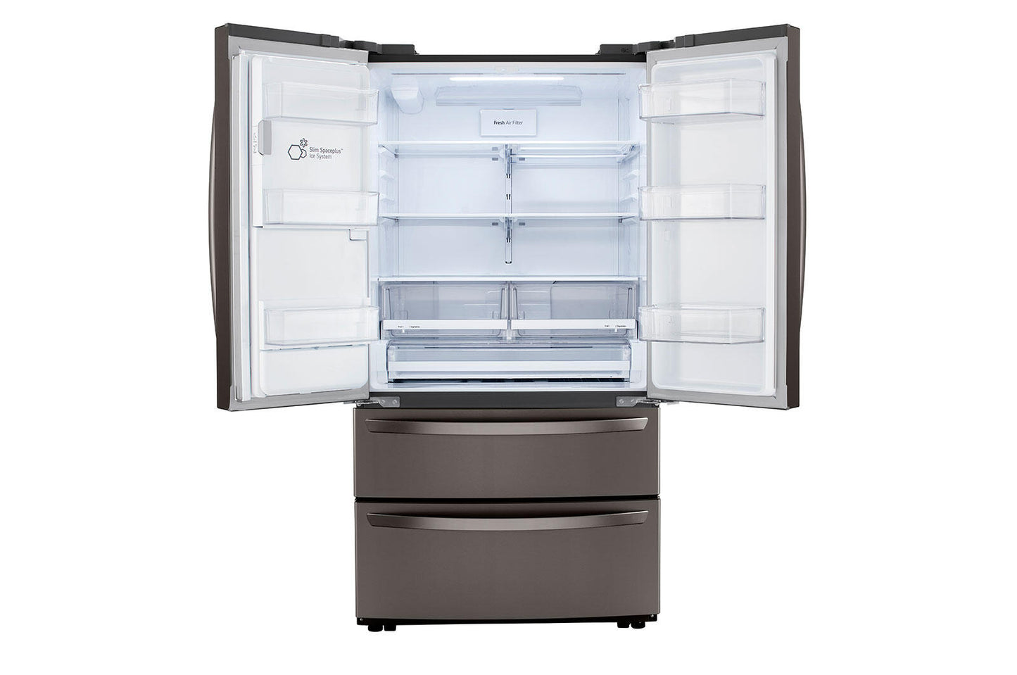 Lg LRMXS2806D 28 Cu Ft. Smart Double Freezer Refrigerator With Craft Ice™