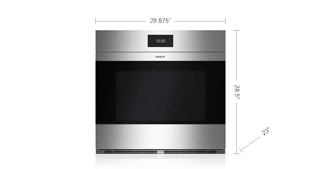 Wolf SO30CMS 30" M Series Contemporary Stainless Steel Built-In Single Oven