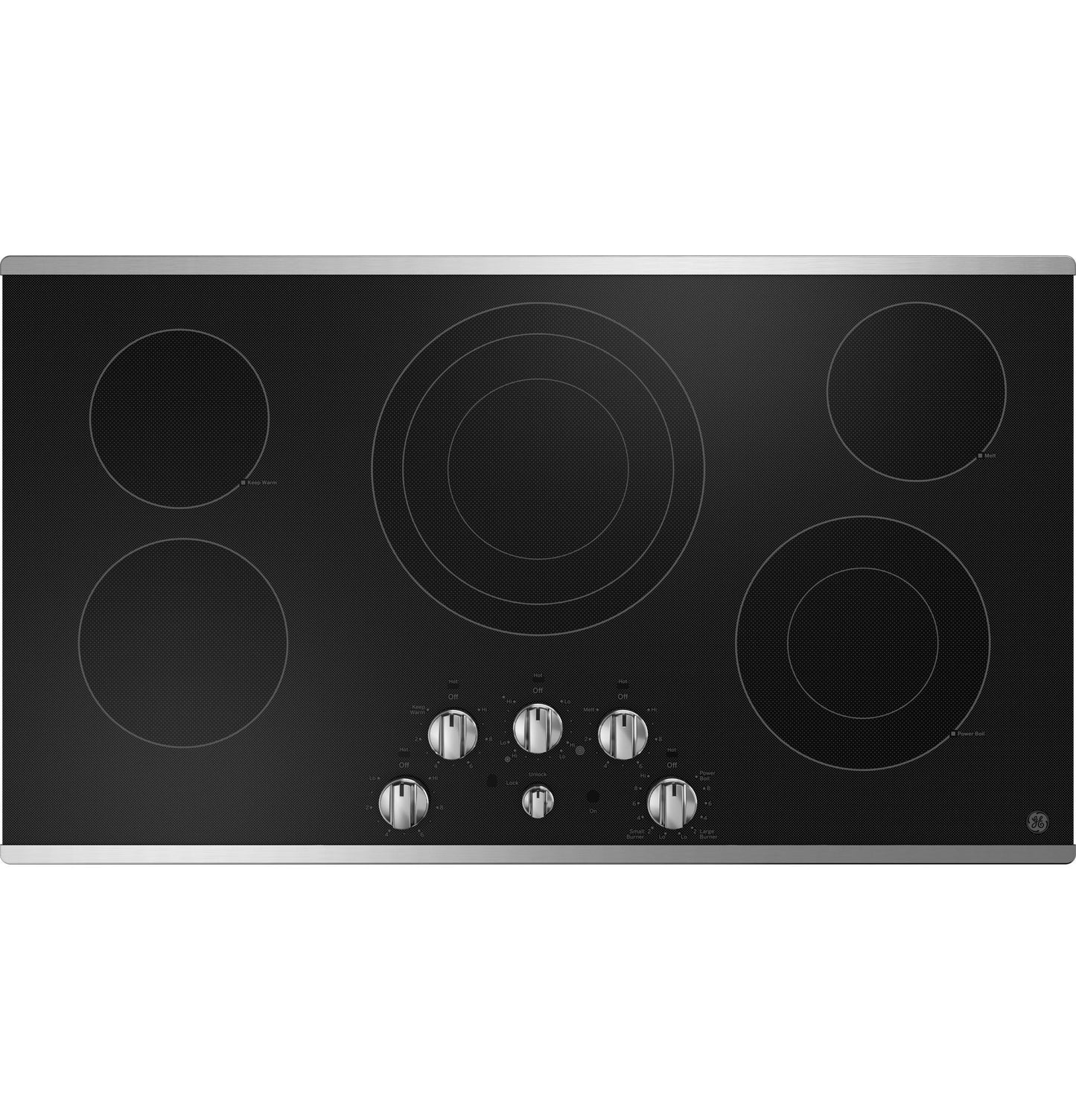 Ge Appliances JEP5036STSS Ge® 36" Built-In Knob Control Electric Cooktop