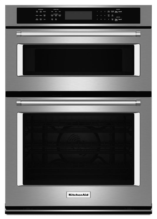 Kitchenaid KOCE507ESS 27" Combination Wall Oven With Even-Heat™ True Convection (Lower Oven) - Stainless Steel