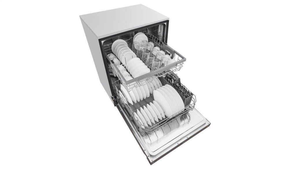 Lg LDF5545BD Front Control Dishwasher With Quadwash&#8482; And Easyrack&#8482; Plus