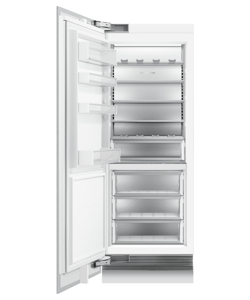 Fisher & Paykel RS3084SLHK1 Integrated Column Refrigerator, 30", Water