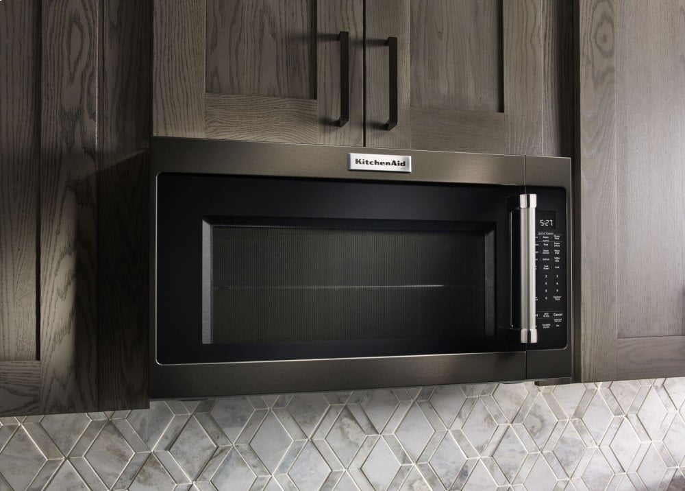 Kitchenaid KMHS120EBS 1000-Watt Microwave With 7 Sensor Functions - 30" - Black Stainless Steel With Printshield&#8482; Finish
