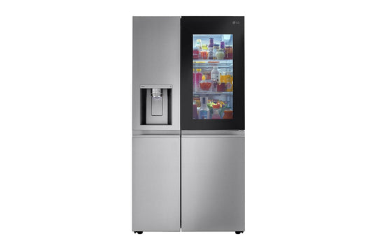 Lg LRSOC2306S 23 Cu. Ft. Smart Side-By-Side Counter-Depth Instaview® Refrigerator With Craft Ice™