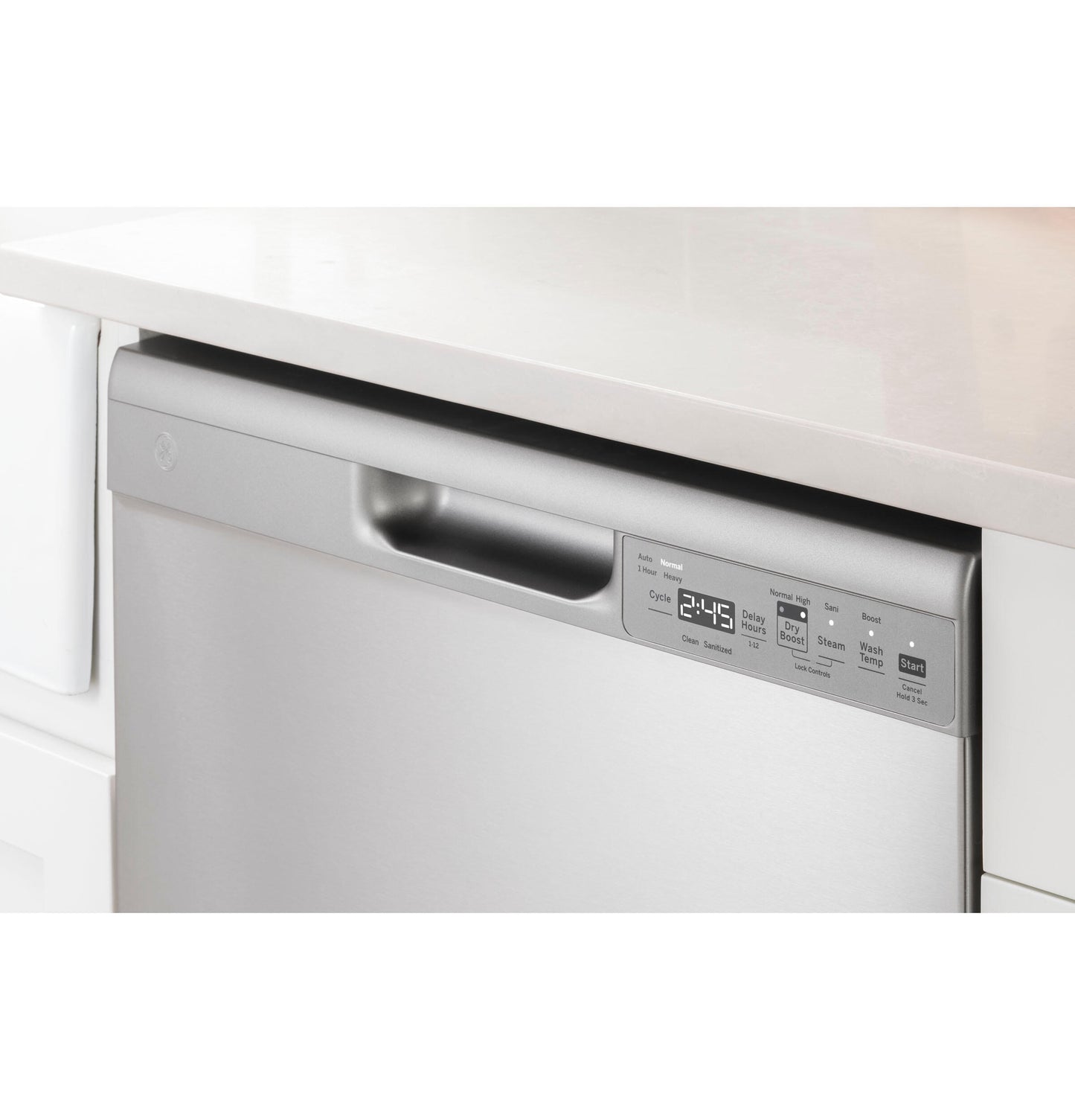 Ge Appliances GDF550PGRBB Ge® Front Control With Plastic Interior Dishwasher With Sanitize Cycle & Dry Boost