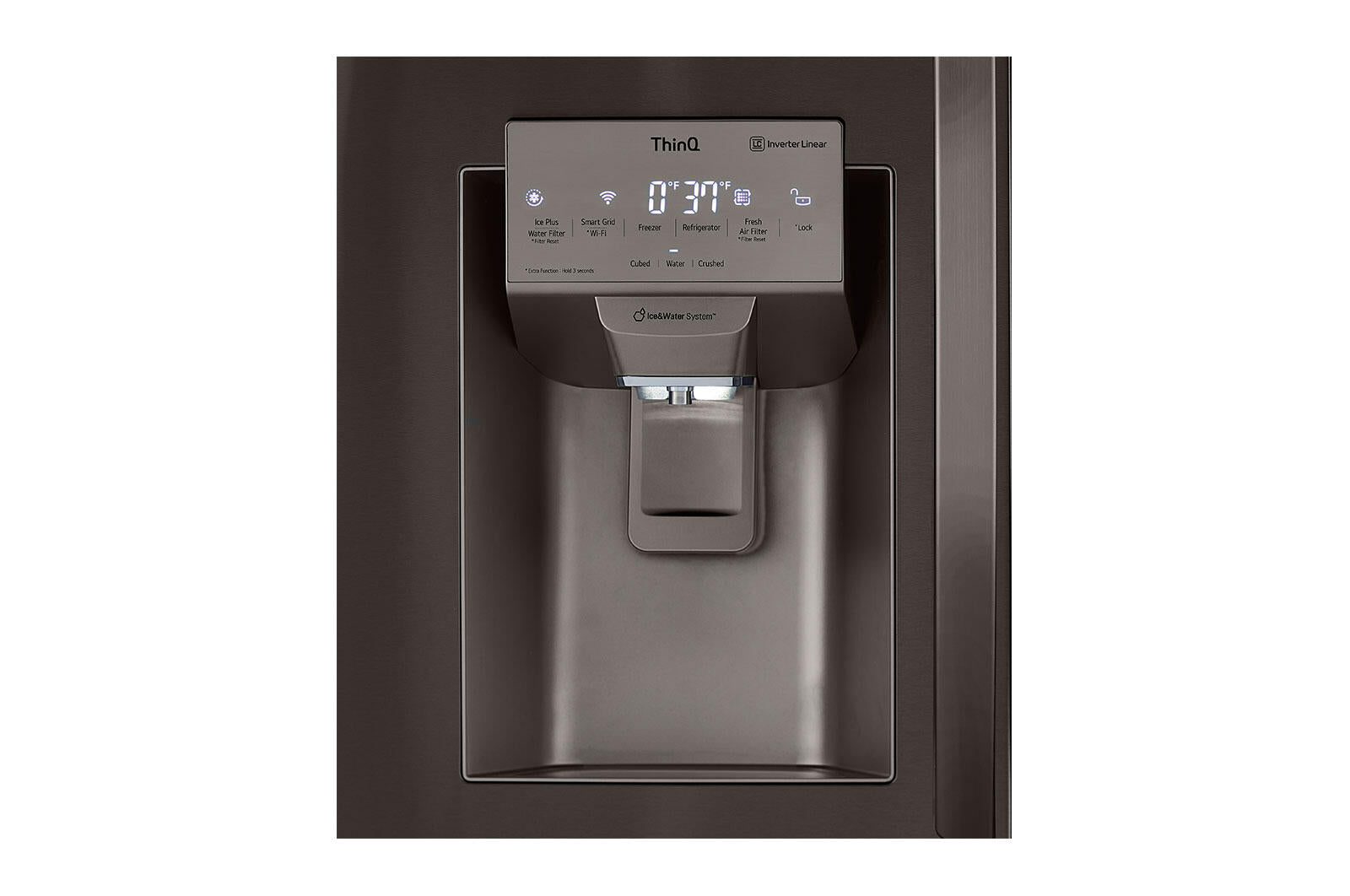 Lg LRMXS2806D 28 Cu Ft. Smart Double Freezer Refrigerator With Craft Ice™