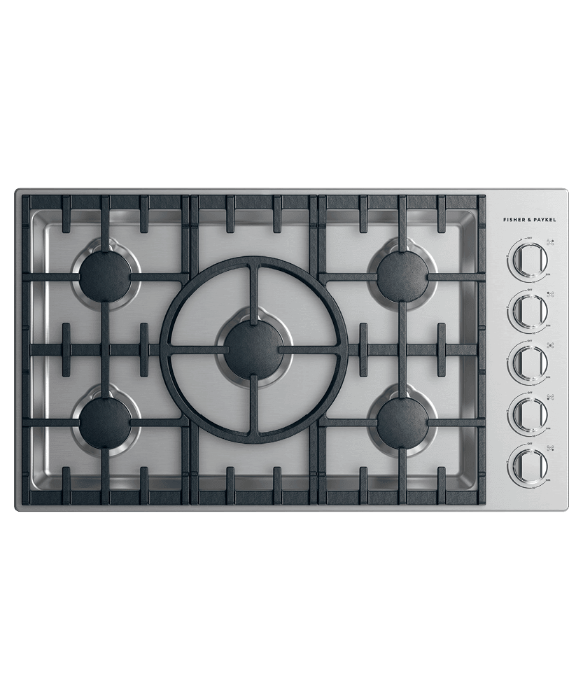 Fisher & Paykel CDV2365NN Gas Cooktop, 36