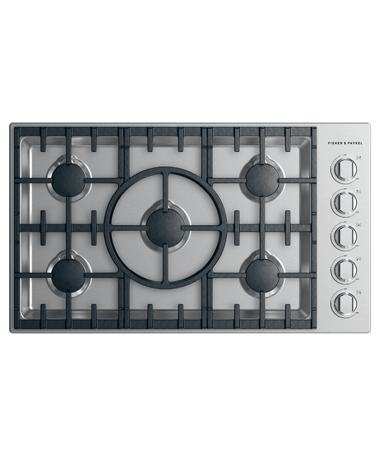 Fisher & Paykel CDV2365LN Gas Cooktop, 36", Lpg