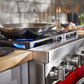 Kitchenaid KFDC500JPA Kitchenaid® 30'' Smart Commercial-Style Dual Fuel Range With 4 Burners - Passion Red