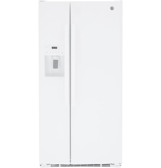 Ge Appliances GSE23GGPWW Ge® Energy Star® 23.0 Cu. Ft. Side-By-Side Refrigerator