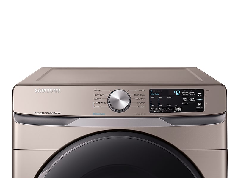 Samsung DVG45R6100C 7.5 Cu. Ft. Gas Dryer With Steam Sanitize+ In Champagne