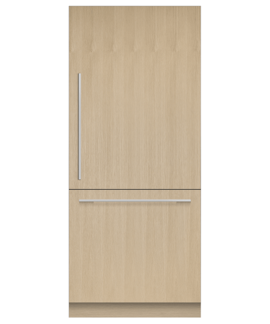 Fisher & Paykel RS3684WRUVK5 Integrated Refrigerator Freezer, 36", 19,2 Cu Ft, Ice & Water