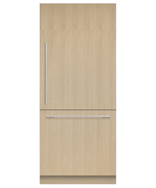 Fisher & Paykel RS3684WRUVK5 Integrated Refrigerator Freezer, 36", 19,2 Cu Ft, Ice & Water